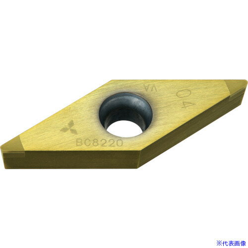 ■三菱 高硬度用旋盤インサート BC8210 NPVBGW160404GS2(BC8210)(3583524)[送料別途見積り][法人・事業所限定][掲外取寄]