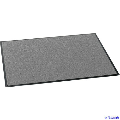 Door Mats - ■コンドル 屋内用ホコリ落し用マット ロンステップマット#18 900mm×1800mm R5GY グレー F118(GY)(3597768)[送料別途お見積り][法人限定]