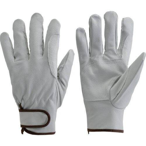 ■TRUSCO マジック式革手袋 当て付タイプ LLサイズ TYK718LL(3599809)(4.0)