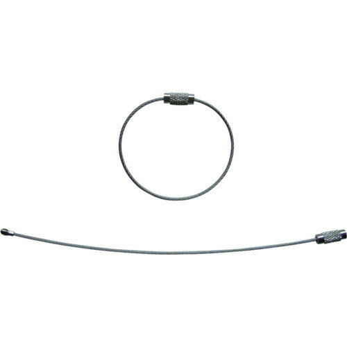 オレンジブック トラスコ中山　TRUSCOニッサチェイン キーワイヤー 300mm (10本入) 〔品番:TKY300〕[ 注番:3608662]特長●ステンレス製でサビに強く、ねじ式ですので簡単に開閉できます。●表示板、プレートの吊り下げに最適です。仕様●ロープ径(mm)：1.5●長さ(m)：0.3●L(mm)：97●A(mm)：13●B(mm)：5.5仕様2材質/仕上●ワイヤ:ステンレス●ねじ部:真鍮セット内容/付属品注意原産国（名称）中国JANコード4968462890088本体質量44gオレンジブック トラスコ中山　TRUSCOニッサチェイン キーワイヤー 300mm (10本入) 〔品番:TKY300〕[注番:3608662][本体質量：44g]《包装時基本サイズ：119×111×11》〔包装時質量：48g〕分類》金物・建築資材》建築金物》ワイヤロープ☆納期情報：仕入れ先通常在庫品 (欠品の場合有り)