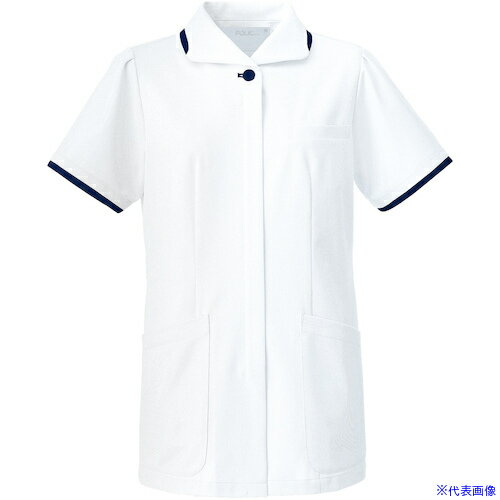 ■FOLK チュニック ホワイト×ネイビ M 2005CR1M(3616234)[送料別途お見積り][法人限定][掲外取寄]