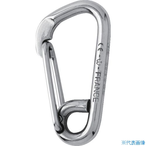 オレンジブック トラスコ中山　TRUSCOWichard カラビナフックL型 100mm 〔品番:2326〕[ 注番:3618619]特長●丁寧に鍛造されたステンレス(SUS316L)製で非常に頑丈で安全に使用できます。●本体にはCEマーク(機械指令)が刻印されております。用途●ロープ、チェーン、ワイヤーなどのと締結金具として。仕様●使用荷重(kN)：4.90●使用荷重(kg)：500●D(mm)：10●L(mm)：100●R(mm)：18●d(mm)：13仕様2材質/仕上●ステンレス(SUS316L)セット内容/付属品注意原産国（名称）フランスJANコード3587790023268本体質量136gオレンジブック トラスコ中山　TRUSCOWichard カラビナフックL型 100mm 〔品番:2326〕[注番:3618619][本体質量：136g]《包装時基本サイズ：145×70×20》〔包装時質量：136g〕分類》金物・建築資材》建築金物》荷役金具☆納期情報：仕入れ先通常在庫品 (欠品の場合有り)