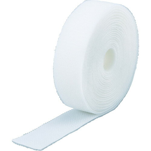 ■TRUSCO マジックバンド[[R下]]結束テープ両面 幅40mmX長さ5m白 MKT4050W(3619702)