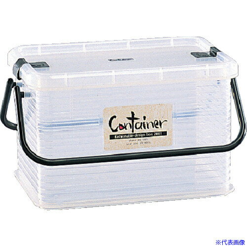 ■SANKO pla 144362 コンテナー クリア M NBK ナチュラルブラック 14436( ...