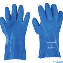 ■TRUSCO 耐油ビニール手袋1.2mm厚 Lサイズ 1双入 TGL255L(3623062)