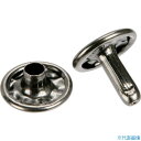 ■TRUSCO 特大カシメ スチール 黒ニッケルメッキ 13mm 20組入 (ブリスターパック入) PTHPTCBN(3630603)