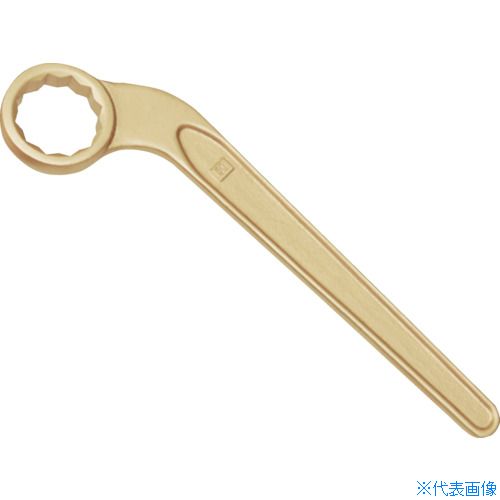 オレンジブック トラスコ中山　TRUSCOTAURUS 防爆片口メガネレンチ(45度) 二面幅寸法(mm):41 〔品番:15741A〕[ 注番:3630755]特長●火花が出ない耐腐食性のあるアルミニウム青銅製防爆工具です。●ISO基準に準じて製造されています。用途●防爆が必要な環境。仕様●二面幅寸法(mm)：41●全長(mm)：340仕様2●BAM(ドイツ連邦材料試験所)認定品●米国認定機関　FM Approvals認定取得品●UKAS(ユーカス、英国認定証機関認定審議会)認定取得品材質/仕上●アルミニウム青銅セット内容/付属品注意原産国（名称）中国JANコード本体質量720gオレンジブック トラスコ中山　TRUSCOTAURUS 防爆片口メガネレンチ(45度) 二面幅寸法(mm):41 〔品番:15741A〕[注番:3630755][本体質量：720g]《包装時基本サイズ：350×84×26》〔包装時質量：720g〕分類》手作業工具》防爆用品》防爆レンチ・スパナ☆納期情報：仕入れ先通常在庫品 (欠品の場合有り)