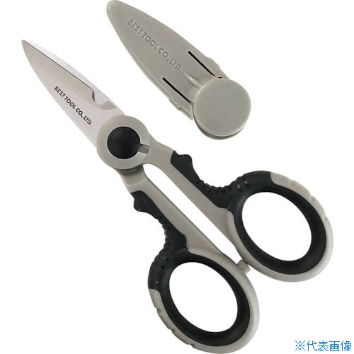 オレンジブック トラスコ中山　TRUSCOベストツール SBS ステンレス製万能鋏 マルチョキ・ミニ 安全キャップ付 〔品番:S502N〕[ 注番:3633928]特長●全長140mmとコンパクトサイズなのでホビーから電設用まで細部の切断を必要とする作業に適しています。●根元の凹部で線材や配線の切断ができます。●刃部はスベリ止めのギザ刃に加工されているので円筒状の物でもしっかり切断ができます。●スプリング付なので連続作業に最適です。●「カチッ」とはまる感触が心地よい安全キャップ付きです。●線材はもちろん、紙・段ボール・トタン板とマルチに何でも切断できます。用途●サビに強いステンレス製のはさみで、紙・段ボール・トタン板とマルチに何でも切断可能。仕様●刃長(mm)：45●刃厚(mm)：4●全長(mm)：140●刃先：ステンレス刃ギザ付き●切断能力(トタン板)(mm)：0.5●切断能力(アルミ線・銅線)(mm)：1.5φ●切断能力(小枝)(mm)：5φ●セット内容：セーフティキャップ付き仕様2材質/仕上●本体：ステンレス鋼（＃450）●焼き入れ：HRC52℃●グリップ材質：ポリプロピレン（PP）＋熱可塑性エラストマー樹脂（TPR）セット内容/付属品●キャップ注意●切断能力を超える使用、こじる等の動作は製品の損傷原因になります。●取り扱いには十分注意してください。●カシメ部やスプリングはステンレス製ではありませんので、ご使用後は乾いた布でよく拭いてお手入れしてください。●ピアノ線等の硬い線材は切断できません。●専用の工具をお使いください。原産国（名称）中国JANコード4991347750023本体質量90gオレンジブック トラスコ中山　TRUSCOベストツール SBS ステンレス製万能鋏 マルチョキ・ミニ 安全キャップ付 〔品番:S502N〕[注番:3633928][本体質量：90g]《包装時基本サイズ：200×100×25》〔包装時質量：90g〕分類》手作業工具》ハサミ・カッター・鋸》ハサミ☆納期情報：仕入れ先通常在庫品 (欠品の場合有り)