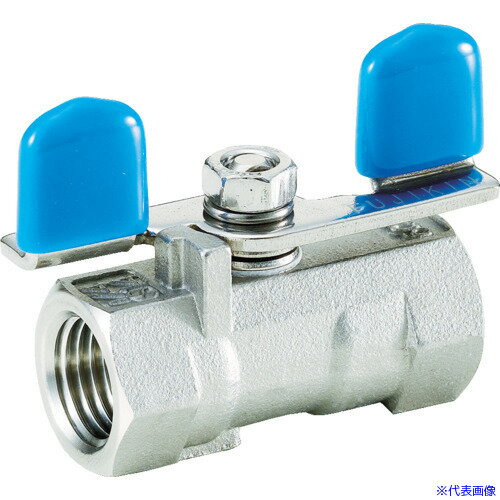 ■Fujikin ステンレス鋼製3.92MPaレデュースボアタイプボール弁10A UBVN14CBUR(3655580)