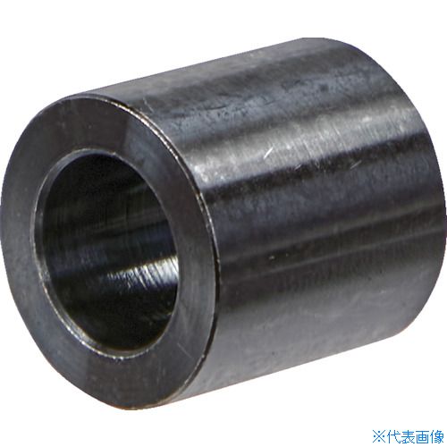 ■TRUSCO 薄肉スペーサー S45C 黒染め 内径8 外径16 厚み12 TMCB81612(3664852)