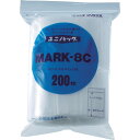 ■セイニチ チャック付ポリ袋 ユニパック MARK−8F 透明 縦170×横120×厚さ0.08mm 100枚入 MARK8F(3667863)