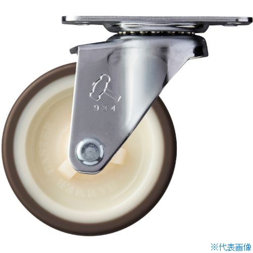 ■ハンマー 旋回式ウレタン車輪(ナイロンホイール)65mm 420EUR65(3671305)