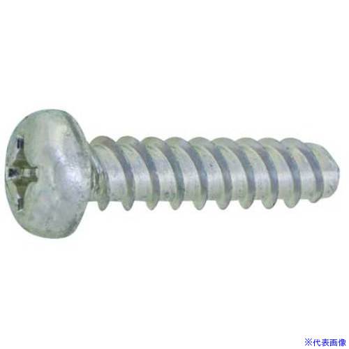 ■SUNCO 三価ホワイト Pタイプトラス 4×10 (210本入) 300020030040010003210P(3673722)[送料別途お見積り][法人限定][掲外取寄]