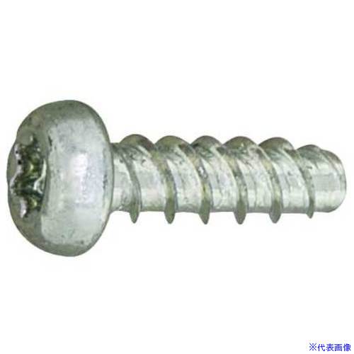 ■SUNCO 三価ホワイト エバタイト(+)ナベ 4×10 (160本入) 300060000040010003160P(3676029)[送料別途お見積り][法人限定][掲外取寄]