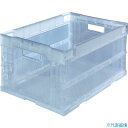■TRUSCO オリコン α折りたたみコンテナ 40L 透明 透明 TRS40TM(TM)(3677778)