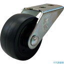 ■ユーエイ プレート式 固定 キャスター ゴム 車輪径40mm Gタイプ GRE型 取付寸法12×0 GRE40R(3677975)