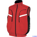 ■アイトス 物流作業対応型空調服ベスト(空調服TM) レッド 3L AZ501950093L(3684138)