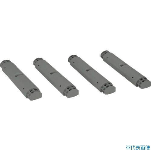Office - ■TRUSCO プラ棚用 脚のみ4本セット 高さ372mm用 アーセナルグレー TPT372KDG(3686264)