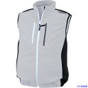 ■XEBEC 空調服制電ベスト XE98028−22−4L シルバーグレー XE98028224L(3690368)(4)