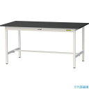 ■ヤマテック LABシリーズ実験用ラボテーブル 固定式 ケミテクト天板 W1500×D750×H740 ブラック/シルキーホワイト SLK1575BKW(369...