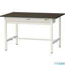 ■ヤマテック LABシリーズ実験用ラボテーブル 固定式 ワイド引き出し付 指紋レスメラミン天板 W1200×D750×H740 ブラウン/シルキーホワイト SL...