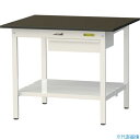 ■ヤマテック LABシリーズ実験用ラボテーブル 固定式 キャビネット・全面棚板付 指紋レスメラミン天板 W900×D750×H740 ブラウン/シルキーホワイト...