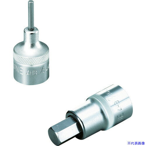 ■TONE ヘキサゴンソケット(インチ) 吋目 1/8inch 差込角12.7mm 4HB04(3696596)(4)