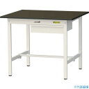 ■ヤマテック LABシリーズ実験用ラボテーブル 固定式 キャビネット付 指紋レスメラミン天板 W900×D750×H740 ブラウン/シルキーホワイト SLM9...