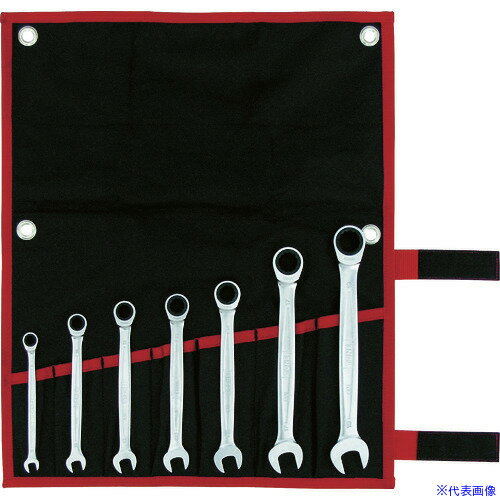 ■TONE ラチェットめがねレンチセット 7pcs RM700(3699145)