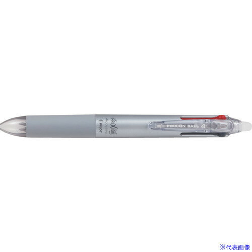 Multifunctional Pens - ■PILOT 消せるボールペン フリクションボール4 0.38 黒・赤・青・緑4色ボールペン グラデーションシルバー LKFB80UFGRS(3701346)