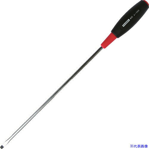 オレンジブック トラスコ中山　TRUSCOVESSEL クッショングリップドライバー 610 -4×200 〔品番:6104200〕[ 注番:3710637]特長●精密分野でのねじ締めに最適です。●マイナスの刃先は狭い場所でもひっかからないストレートカットです。●細軸タイプです。●クロムバナジウム鋼、全身焼入です。●刃先は、メッキ層の厚みの影響を受けないブラックポイント加工です。仕様●刃先：［［−］］4●軸長(mm)：200●全長(mm)：287●先端マグネット：なし●グリップ色：黒/赤仕様2●全身焼入●ブラックポイント加工材質/仕上●軸：クロムバナジウム鋼●グリップ：ポリプロピレン、エラストマーセット内容/付属品注意原産国（名称）日本JANコード4907587077165本体質量54.1gオレンジブック トラスコ中山　TRUSCOVESSEL クッショングリップドライバー 610 -4×200 〔品番:6104200〕[注番:3710637][本体質量：54.1g]《包装時基本サイズ：288×19×20》〔包装時質量：46g〕分類》手作業工具》ドライバー・六角棒レンチ》グリップドライバー☆納期情報：仕入れ先通常在庫品 (欠品の場合有り)
