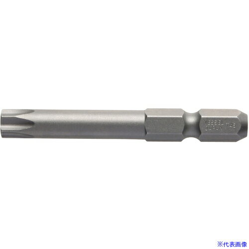 ■VESSEL 片頭ドライバービット トルクスビット V5T45×65 シャンク径8mm V5T4565(3715515)