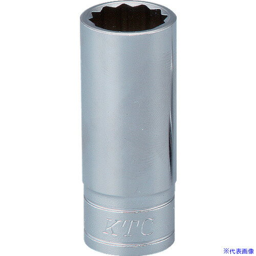 ■KTC 9.5sq.セミディープソケット(十二角)24mm B3M24W(3732282)