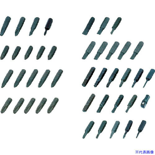 ■KTC 板ラチェット差替えドライバ用ビットセット(クロスNo2×22:5コ組) BT52P(3733301)