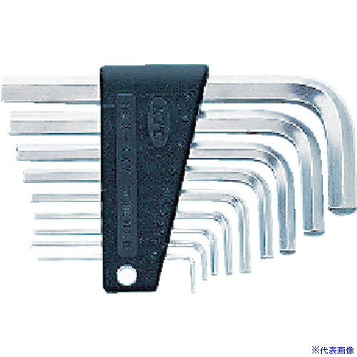 ■KTC ハイグレードL形スタンダード六角棒レンチセット［9本組］ HLD1009(3734684)