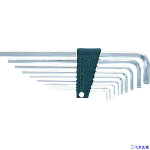 ■KTC ハイグレードL形ロング六角棒レンチセット[9本組] HLD1509(3734803)