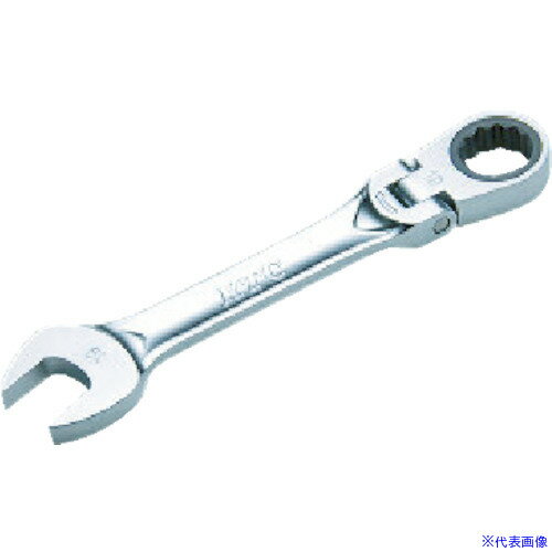 ■KTC ショートラチェットコンビネーションレンチ(首振りタイプ) 16mm MSR2S16F(3736873)