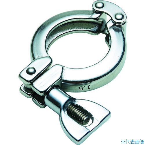 ■フジトク サニタリー中高圧クランプ Z2Hー1S ステンレス SUS304 Z2H1S(3755592)[送料別途見積り][法人・事業所限定][メーカー取寄]
