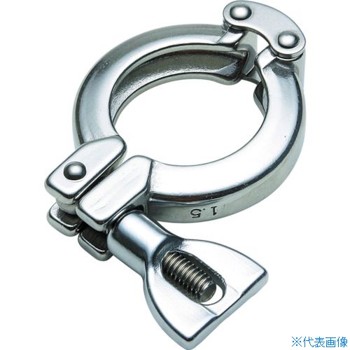 ■フジトク サニタリー中高圧クランプ Z2Hー3S ステンレス SUS304 Z2H3S(3755622)[送料別途見積り][法人・事業所限定][メーカー取寄]