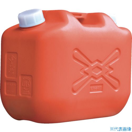 ■ヒシエス 灯油缶 10L 赤 10LR(3769226)