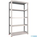 ■TRUSCO スチールラック M3型中量棚 1200X471XH2100 5段 単体 免震樹脂ベース付 ネオグレー M37455SFC(NG)(3780456...