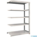 ■TRUSCO スチールラック M3型中量棚 1500X471XH1800 5段 連結 免震樹脂ベース付 ネオグレー M36555BSFC(NG)(378367...