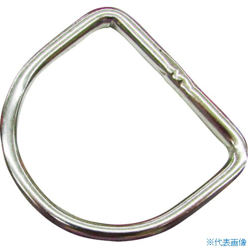 オレンジブック トラスコ中山　TRUSCO水本 ステンレス Dリンク 線径5mm 内幅50mm 〔品番:B597〕[ 注番:3790339]特長●直線部分と曲線部分のある、Dの形をしたリングです。●接続部は溶接していますので、丈夫です。用途●かばんや衣類などの金具として。●直線部に、ゴム・繊維などの幅のあるベルトを使用でき、曲線部分はチェーン・ワイヤ・ロープなどに使用。仕様●使用荷重(kN)：0.59●D(mm)：5●A(mm)：50●B(mm)：43仕様2材質/仕上●ステンレス（SUS304）●仕上げ：バレル研磨仕上げセット内容/付属品注意原産国（名称）中国JANコード4982970406784本体質量27gオレンジブック トラスコ中山　TRUSCO水本 ステンレス Dリンク 線径5mm 内幅50mm 〔品番:B597〕[注番:3790339][本体質量：27g]《包装時基本サイズ：63×68×7》〔包装時質量：28g〕分類》金物・建築資材》建築金物》荷役金具☆納期情報：仕入れ先通常在庫品 (欠品の場合有り)
