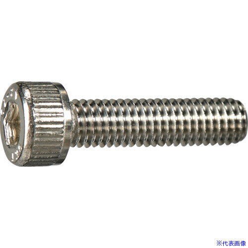 ■TRUSCO 六角穴付ボルト ステンレス 全ネジ M4×6 10本入 少量パック /キャップボルト(CAP) Y8050406(3794808)