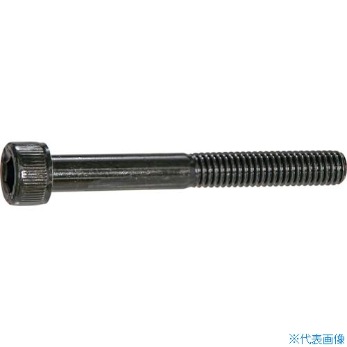 ■TRUSCO 六角穴付ボルト 黒染め 半ネジ M5×30 10本入 少量パック /キャップボルト(CAP) Y8040530(3794816)