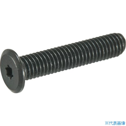 ■TRUSCO ヘックスローブ超極低頭ねじ ステンレス 黒染 M2.6×12 10本入 B1852612(3811031)