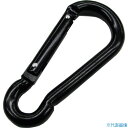 ■水本 アルミスナップフックBE型 ブラック 線径5.5mm 長さ60mm (1個入り) B3009(3819912)