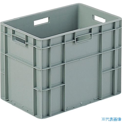 ■サンコー TP規格コンテナ 205001 TP344 ライトグレー 20500100GL802(3825699)[送料別途見積り][法人・事業所限定][外直送]