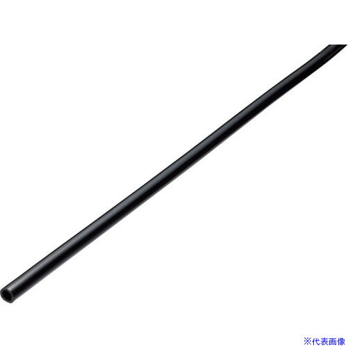 ■潤工社 軟質ポリウレタンチューブ UH 8X5mm 100m 黒 3008BK100(3828881)