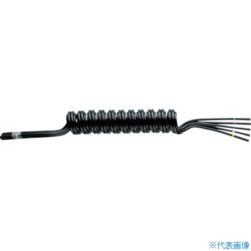 オレンジブック トラスコ中山　TRUSCO潤工社 ラウンドコイルチューブ UT 1-6X4mm 最大使用長150cm 黒 〔品番:UT06150〕[ 注番:3832048]特長●ポリウレタンチューブをコイル状に加工しています。●伸縮部の集中配管に最適です。●機械的強度、特に耐摩耗性が優れています。●柔軟でしかも高反発弾性をもっています。●標準色：黒用途●機器の可動部や伸縮部用の配管用●産業用ロボット用●エアー工具用仕様●色：黒●全長(mm)：400●使用範囲(m)：1.5●コイル径(mm)：42●コイル長(mm)：140●芯数：1●最高使用圧力(MPa)：0.6●使用温度範囲(℃)：-20〜60（空気）、0〜50（水）●使用流体：空気、水●外径(mm)：6●内径(mm)：4●ホース内径×外径(mm)：4×6●最大使用寸法(m)：1.5仕様2●使用温度範囲：-20〜+60℃（空気）、0〜+50℃（水）●最高使用圧力：0.6MPa（23℃時）●適用継手：ワンタッチ継手Mシリーズ（使用流体：空気）、ワンタッチ継手Wシリーズ（使用流体：空気）、黄銅継手（使用流体：空気、水）、ハンディタッチ継手（使用流体：空気、水）、ステンレス継手US2（使用流体：空気、水）材質/仕上●耐水軟質ポリウレタンセット内容/付属品注意●水道水を通水の際は残留塩素による影響があります。原産国（名称）日本JANコード本体質量50gオレンジブック トラスコ中山　TRUSCO潤工社 ラウンドコイルチューブ UT 1-6X4mm 最大使用長150cm 黒 〔品番:UT06150〕[注番:3832048][本体質量：50g]《包装時基本サイズ：400×42×42》〔包装時質量：50g〕分類》空圧用品》流体継手・チューブ》エアチューブ・ホース☆納期情報：仕入れ先通常在庫品 (欠品の場合有り)